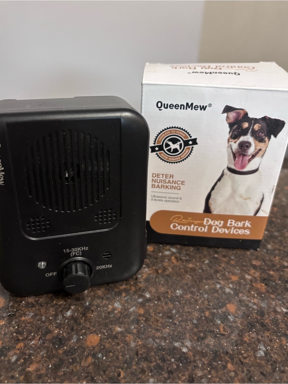 Black Dog Bark Control Device - Ultrasonic Trainer